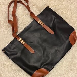 Stylish Black and Brown tote bag